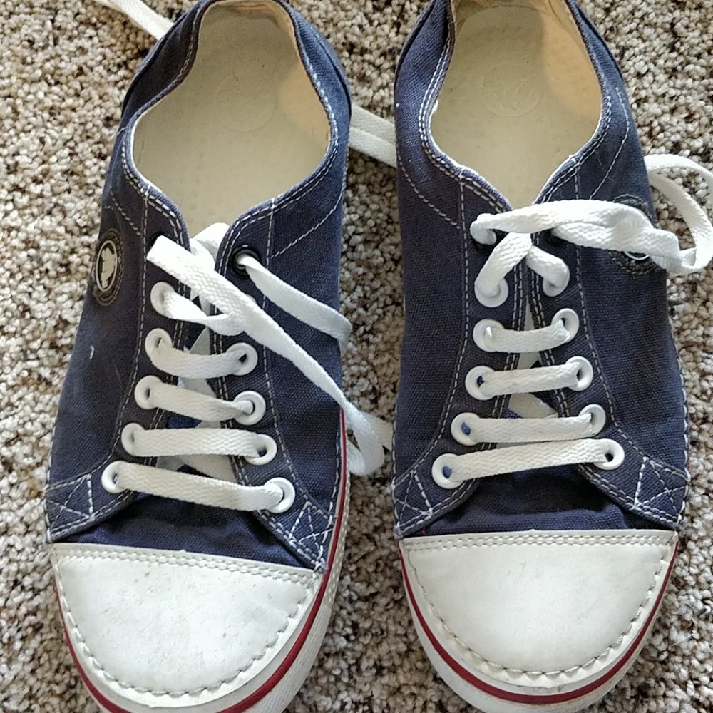 Crocs blue sneakers
